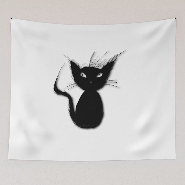 Aperçu de l'œuvre Chat noir créée et vendue par MissDubehs.