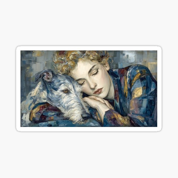 Item preview, Belle Epoque Deerhound designed and sold by aghnadarragh.