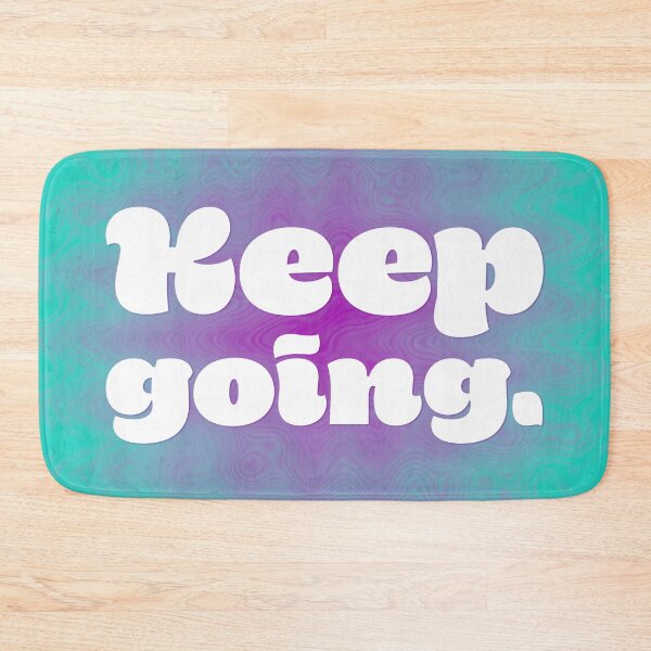 Item preview, Keep Going - Teal and Violet Wave designed and sold by sillyjess.