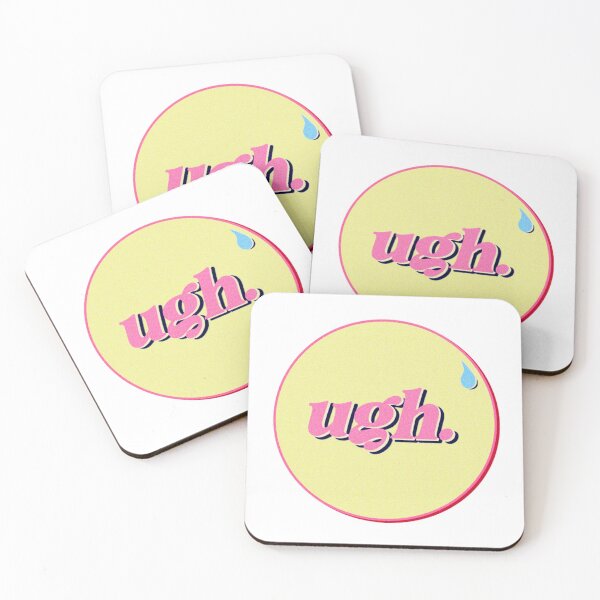 Item preview, Ugh - Tear Drop - Phrase Quotes - 80s Retro Design designed and sold by Lost and Found.