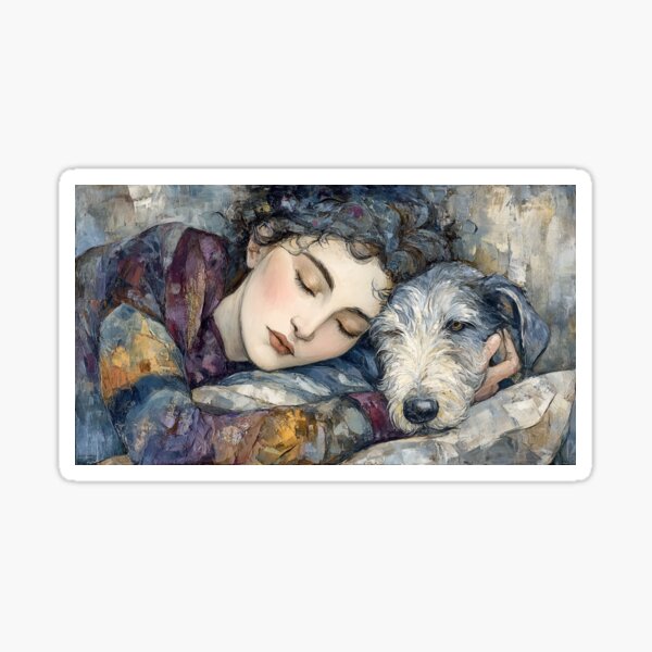Item preview, Belle Epoque Deerhound designed and sold by aghnadarragh.