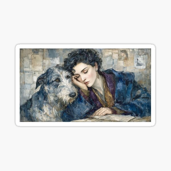 Item preview, Belle Epoque Deerhound designed and sold by aghnadarragh.