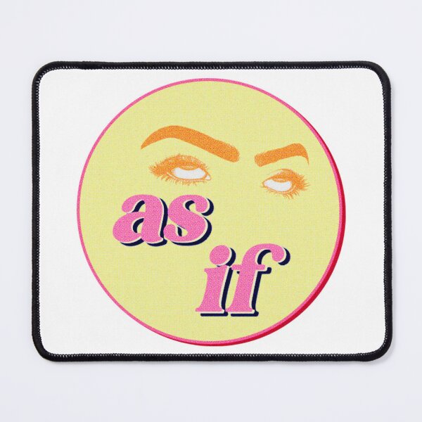 Item preview, As If - Rolling Eyes - Phrase Quotes - 80s Retro Design designed and sold by Lost and Found.