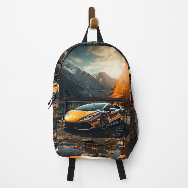 Item preview, Golden Supercar Reflected By Autumn Lake designed and sold by RevUpDesign.