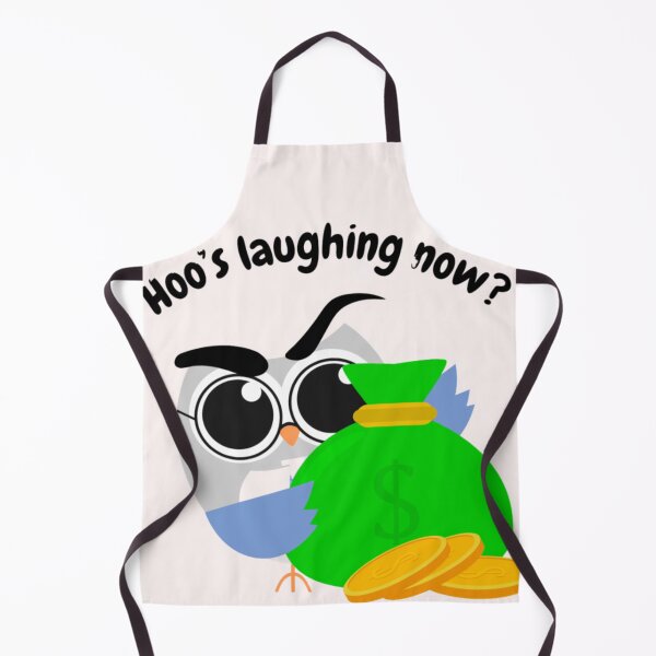 Item preview, "Karma Owl T-Shirt – Hoo’s Laughing Now? With Money Bag" designed and sold by TheCozyOwlery.