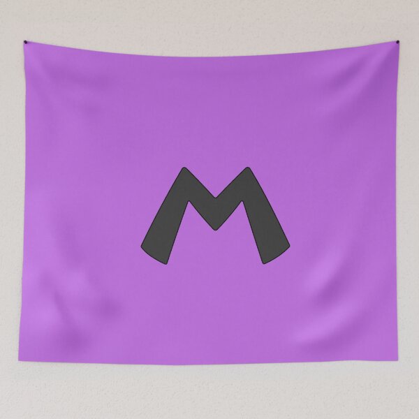 Item preview, letter m black designed and sold by ZiphGames.