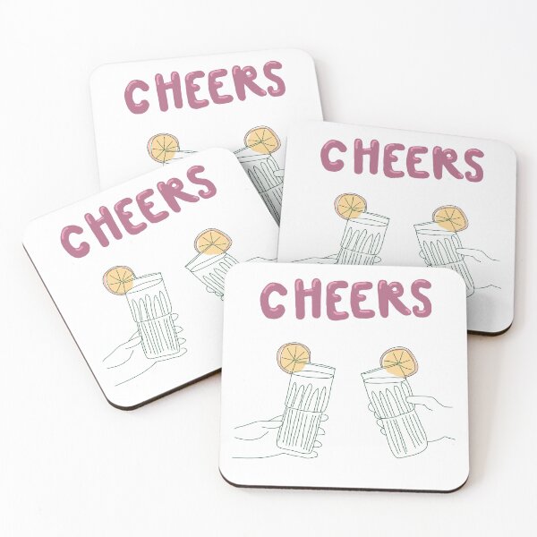 Item preview, Cheers with Clinking Glasses designed and sold by micahnoelle313.