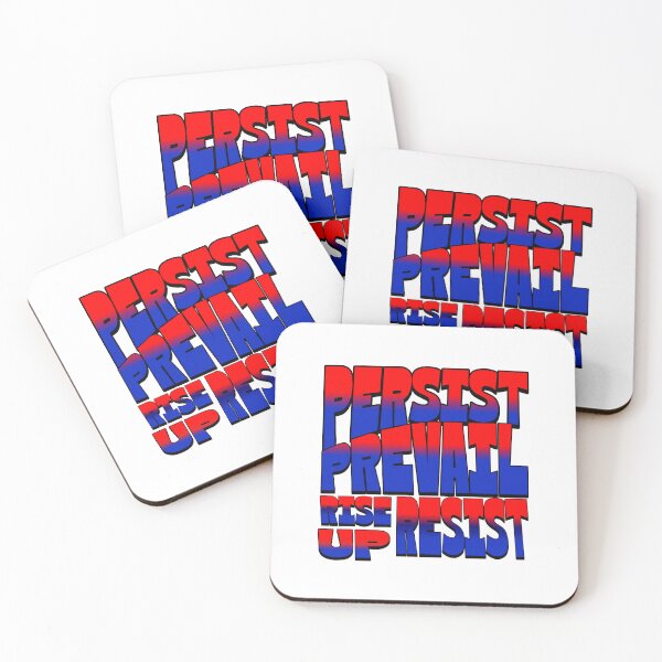 Item preview, Persist Prevail Rise Up Resist designed and sold by ArtDesignTp.