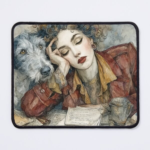 Item preview, Belle Epoque Deerhound designed and sold by aghnadarragh.