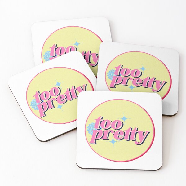 Item preview, Too Pretty - Flower Sparkles - Phrase Quotes - 80s Retro Design designed and sold by Lost and Found.