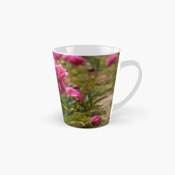 Item preview, Flowering bush of a pink peony with buds close-up designed and sold by Emma Grimberg.
