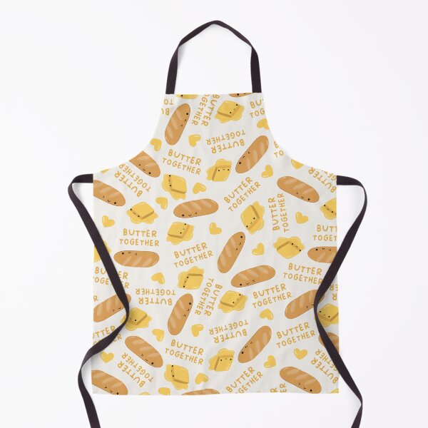 Item preview, butter together - kawaii bread and butter (white) designed and sold by Becca Alessi.