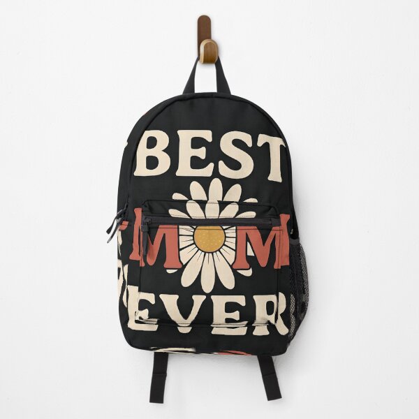 Item preview, Retro Daisy "Best Mom Ever" Typography Art designed and sold by Amr Siam.