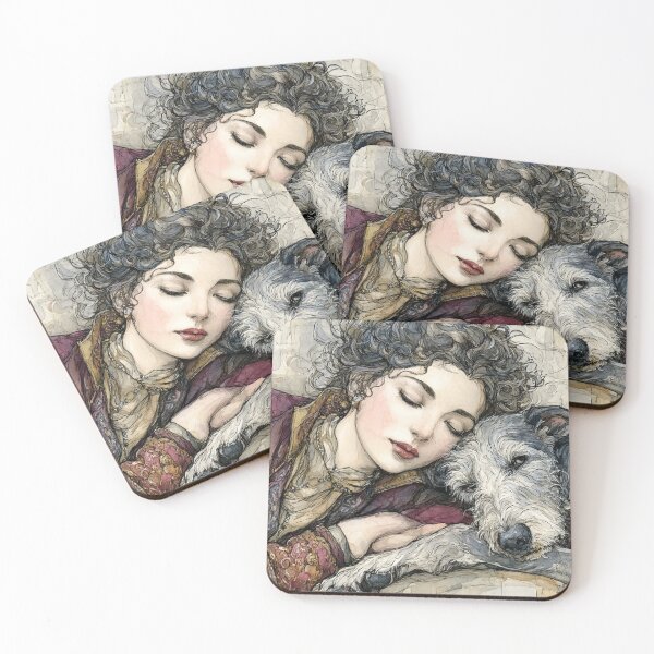 Item preview, Belle Epoque Deerhound designed and sold by aghnadarragh.