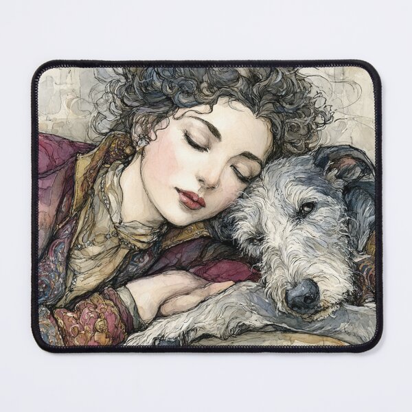 Item preview, Belle Epoque Deerhound designed and sold by aghnadarragh.