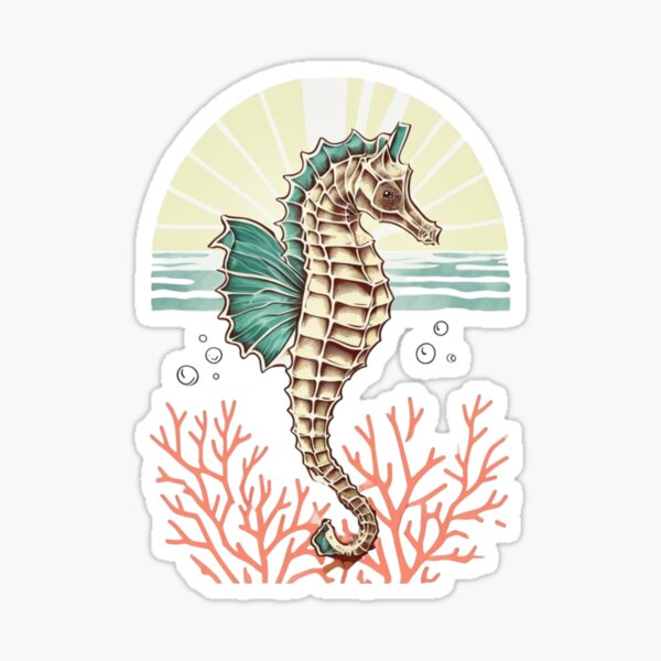 Item preview, Seahorse Summer Vibes designed and sold by AVStore28.
