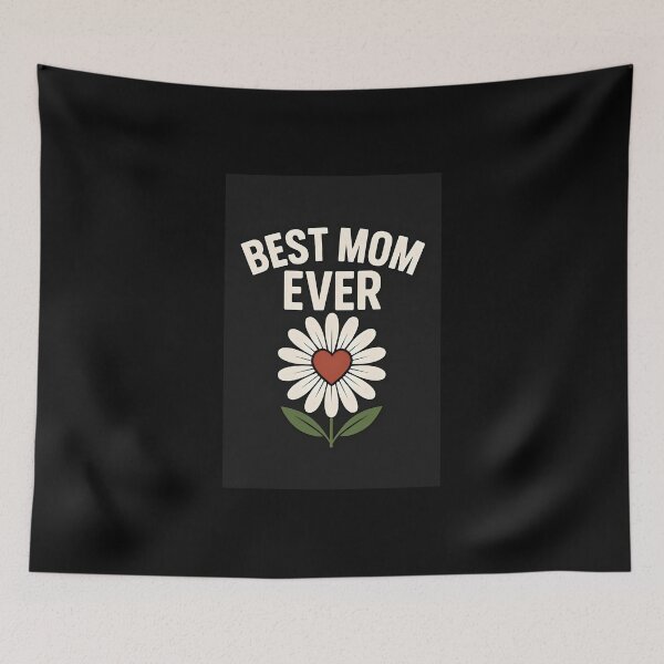 Item preview, Best Mom Ever Floral Heart Design designed and sold by Amr Siam.