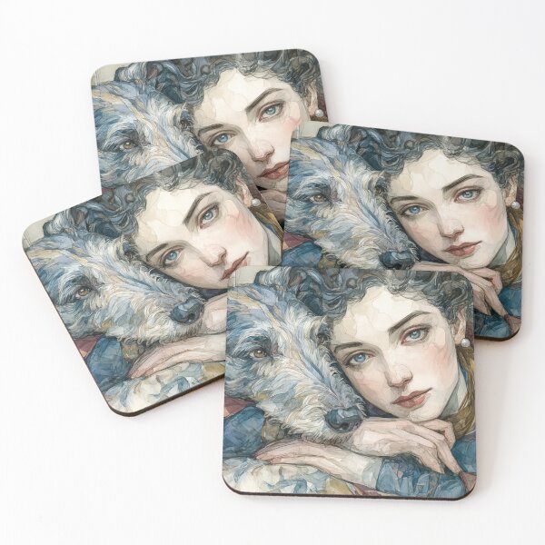 Item preview, Belle Epoque Deerhound designed and sold by aghnadarragh.