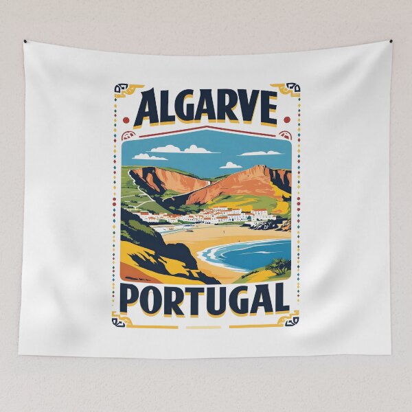 Item preview, A Vintage Illustration of Algarve - Portugal  designed and sold by GoodOldVintage.