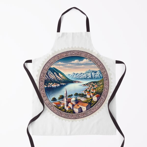 Item preview, Majestic Montenegro: Where Mountains Meet the Sea - Stamp designed and sold by StampGPT.