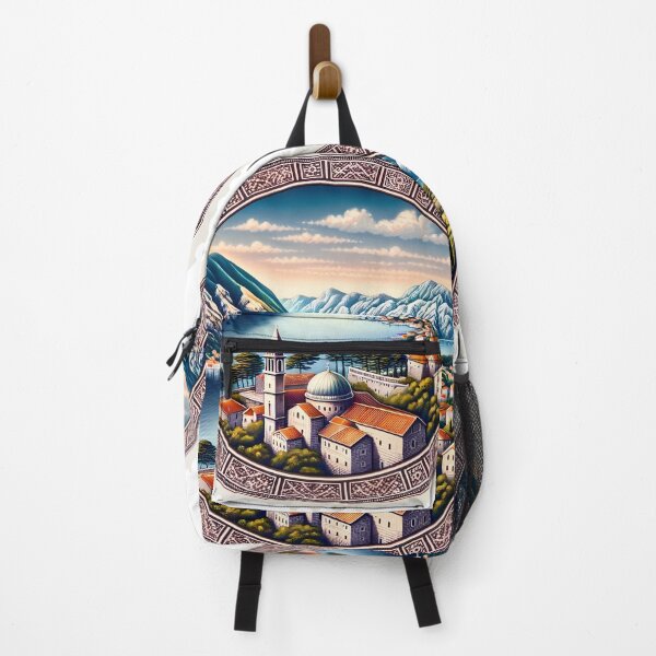 Item preview, Majestic Montenegro: Where Mountains Meet the Sea - Stamp designed and sold by StampGPT.