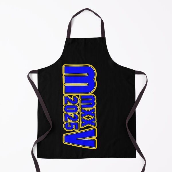 Item preview, 2025 MMXXV Roman Numerals Blue Gold Sideways designed and sold by GFamilyC.