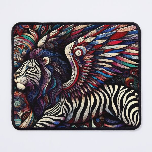 Item preview, Abstract Winged Lion Art designed and sold by TheDarkWardrobe.