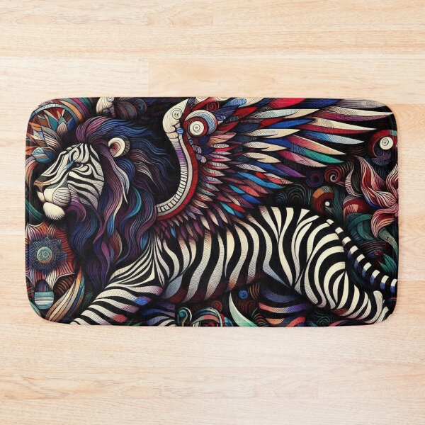 Item preview, Abstract Winged Lion Art designed and sold by TheDarkWardrobe.