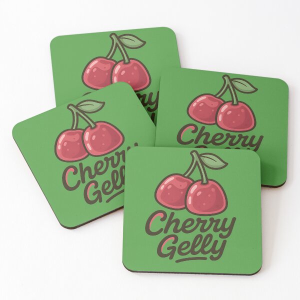 Item preview, cherry gelly, cute fruit, art print, cherry lovers designed and sold by MKvision.