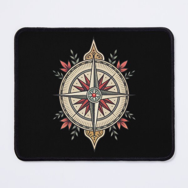 Item preview, Iron North Compass Emblem designed and sold by Alahchin Art.