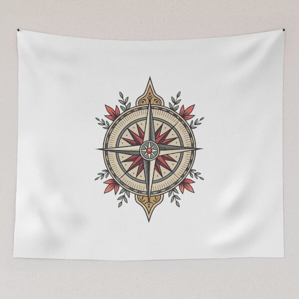 Item preview, Iron North Compass Emblem designed and sold by Alahchin Art.
