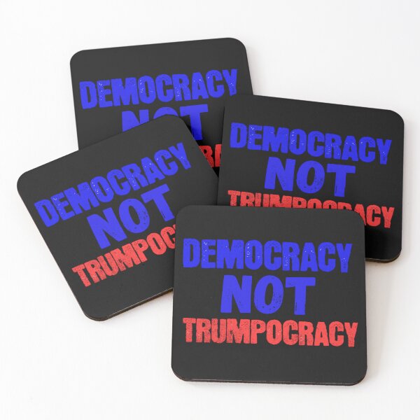 Item preview,  Democracy Not Trumpocracy Political description Tee designed and sold by ViviWyco.