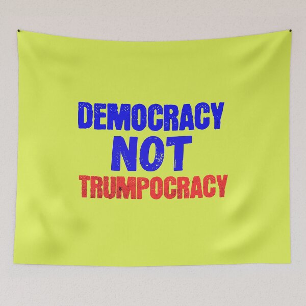 Item preview,  Democracy Not Trumpocracy Political description Tee designed and sold by ViviWyco.