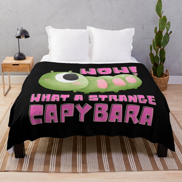Item preview, Wow! What a Strange Capybara – Funny Worm Design designed and sold by CleanDecor.