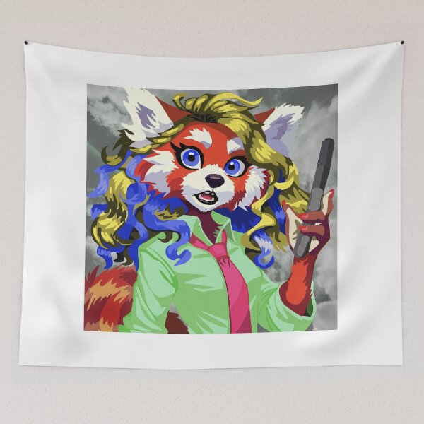 Item preview, Pistol Panda, Red 1 Ea. designed and sold by KlakkDrawsStuff.