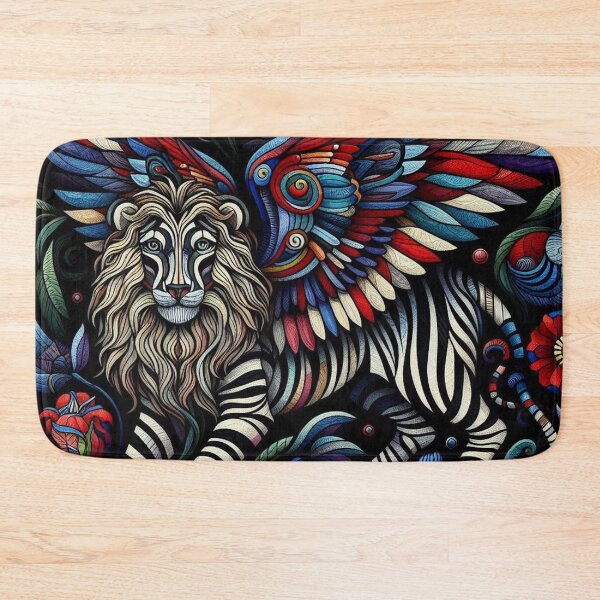 Item preview, Abstract Winged Lion Art designed and sold by TheDarkWardrobe.