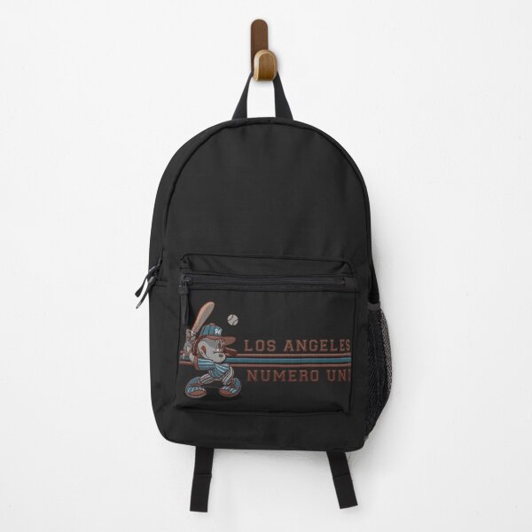 Item preview, cool cartoon baseball player puppy - los angeles numero uno embroidery patch designed and sold by hayrpictures.
