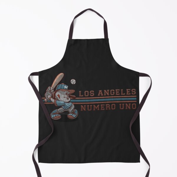 Item preview, cool cartoon baseball player puppy - los angeles numero uno embroidery patch designed and sold by hayrpictures.