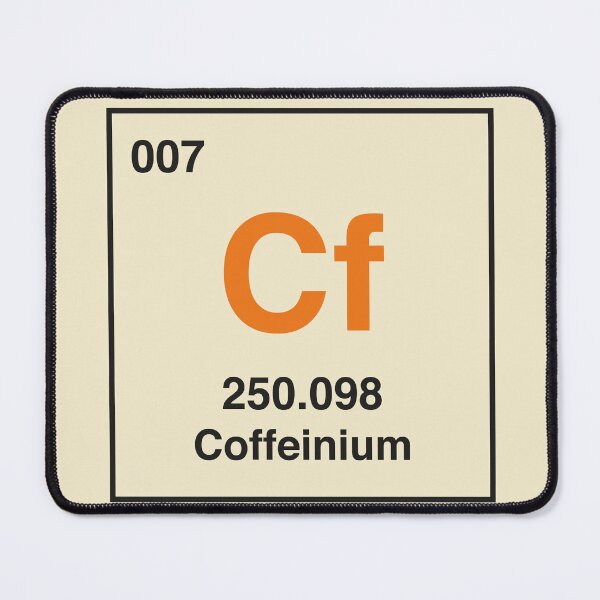 Item preview, Element of Morning Survival Funny Coffee Periodic Table Coffeinium designed and sold by Stadify.