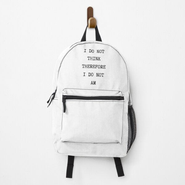 Item preview, I DO NOT THINK THEREFORE I DO NOT AM designed and sold by Festive Feminist.