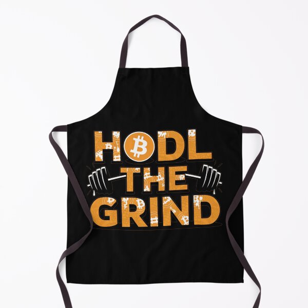 Item preview, Hodl the grind, bitcoin crypto fitness designed and sold by NoetherSym.