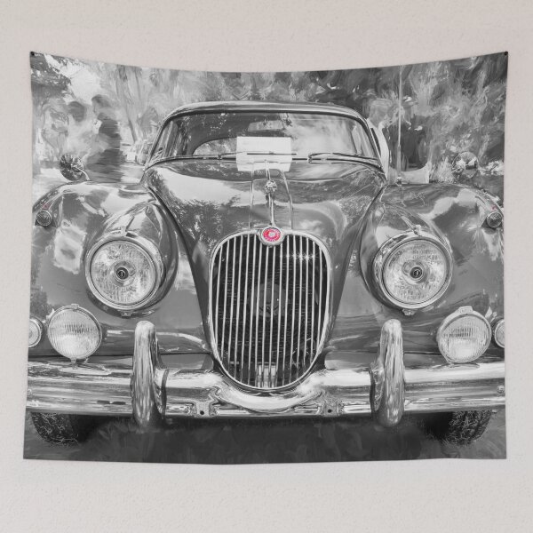 Item preview, 1961 Blue Jaguar XK 150 FHC X101 designed and sold by RichFrancoCars.