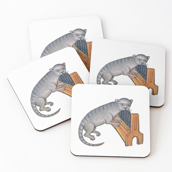 Item preview, Ugly medieval cat - cat playing the organ designed and sold by Grey House.