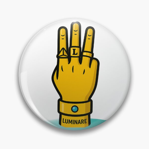 Item preview, Three Fingers Up – Symbolic Hand Graphic designed and sold by Luminare888.