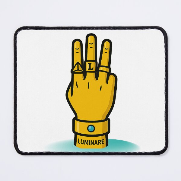 Item preview, Three Fingers Up – Symbolic Hand Graphic designed and sold by Luminare888.