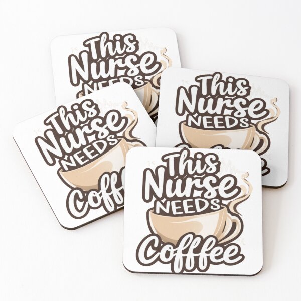 Item preview,  This nurse just needs  needs coffee  designed and sold by TulipsArtDesigns .
