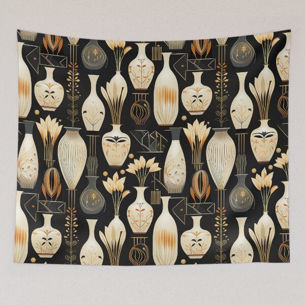Item preview, Stylised Vases in a Deco Aesthetic designed and sold by mittie101.