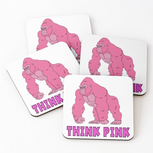 Item preview, Think Pink Gorilla designed and sold by Scythe37.