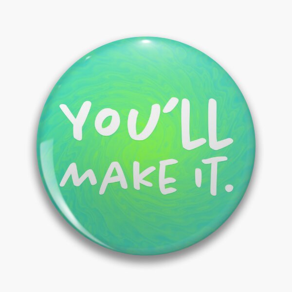 Item preview, You'll Make it - Teal and Sour Apple Swirl designed and sold by sillyjess.
