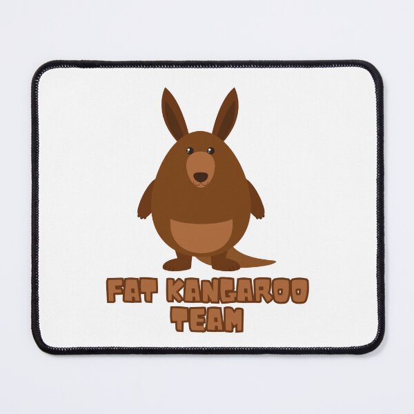 Item preview, Fat Kangaroo Team – Funny Chunky Kangaroo Design designed and sold by CleanDecor.